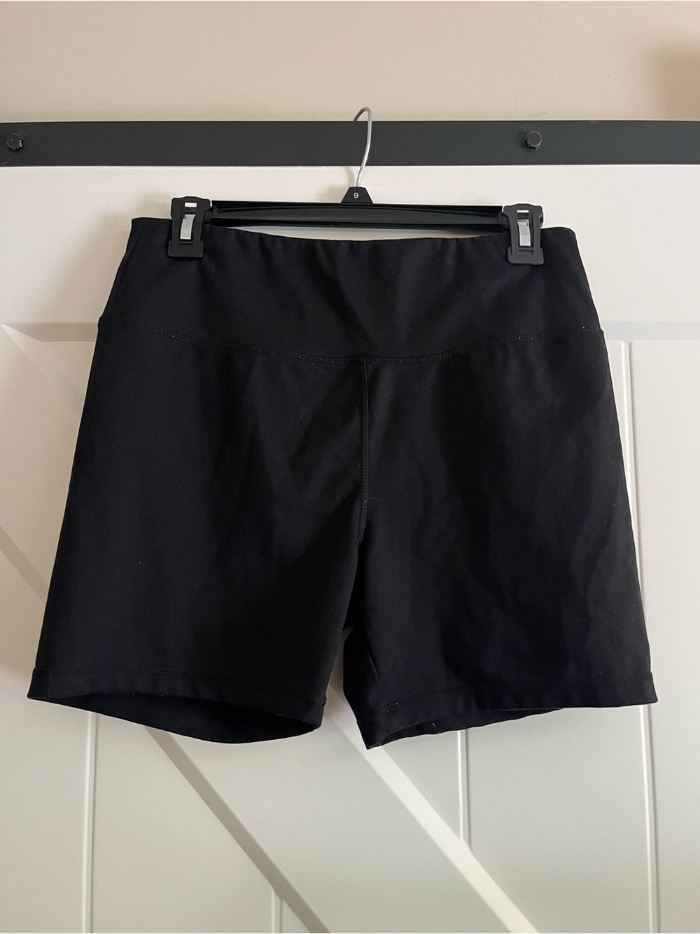 Black 5” Biker Shorts